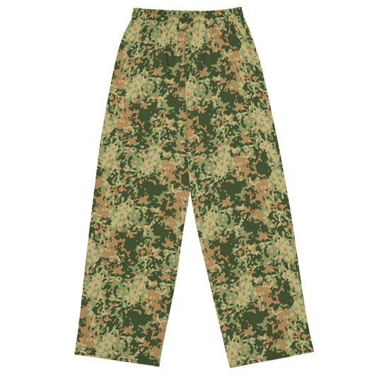 Dutch Fractal Multitone CAMO unisex wide-leg pants - Wide-leg Pants