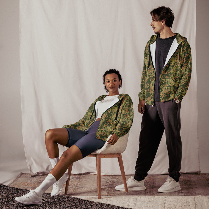 Fractal Dutch Multi-Terrain CAMO Unisex Zip Hoodie