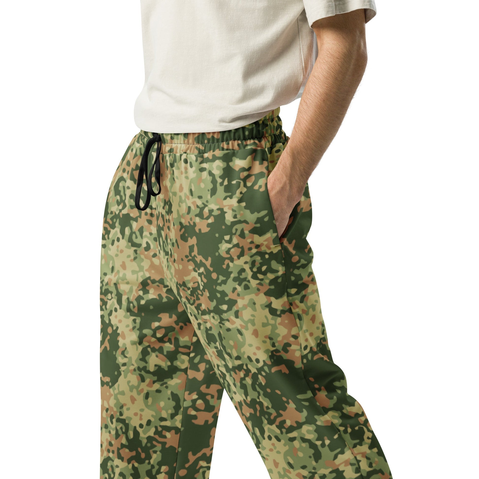 Dutch Fractal Multitone CAMO Unisex Wide-Leg Joggers