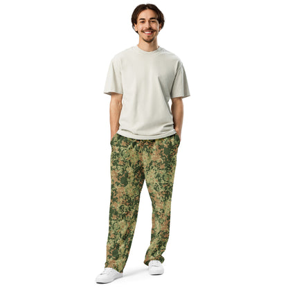 Dutch Fractal Multitone CAMO Unisex Wide-Leg Joggers
