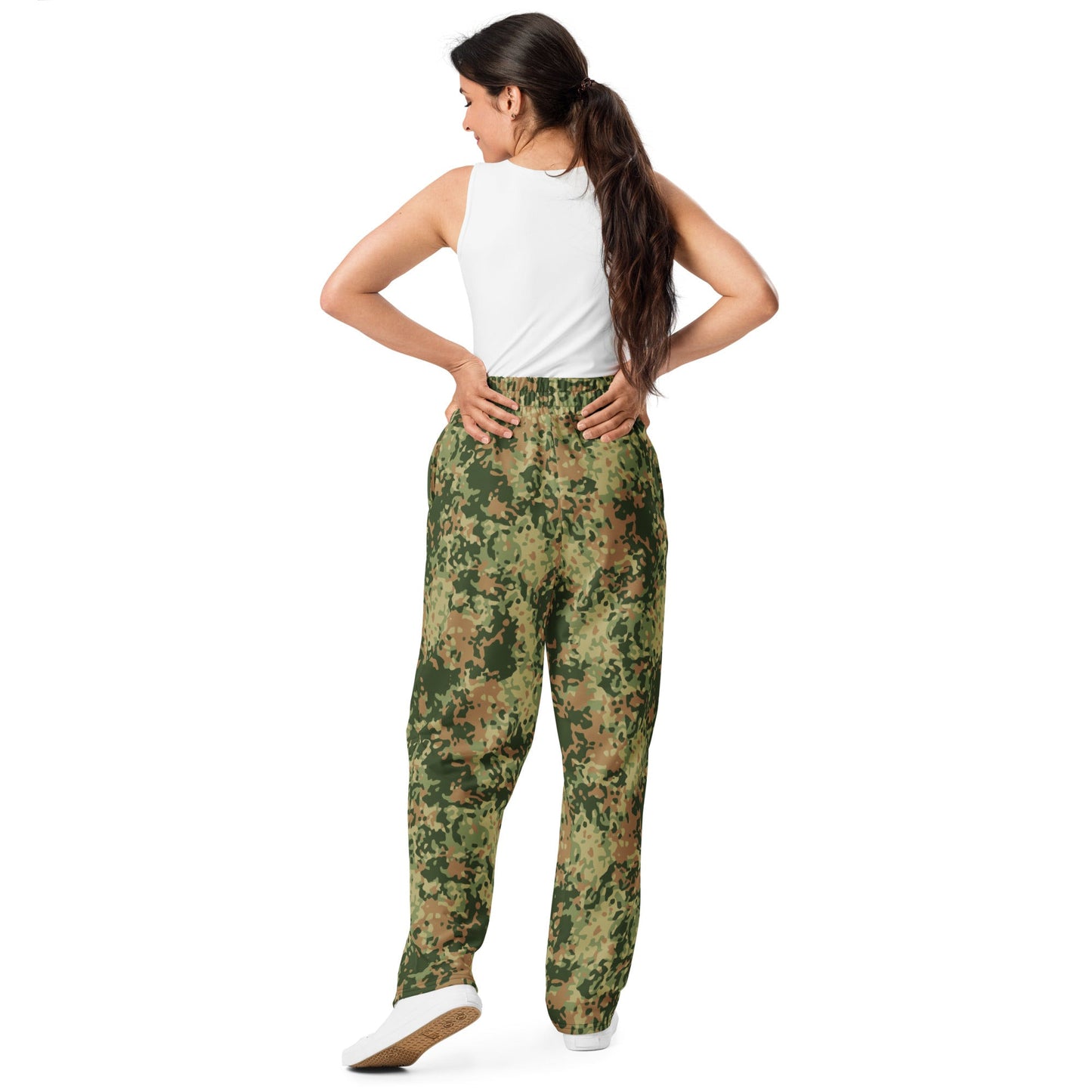Dutch Fractal Multitone CAMO Unisex Wide-Leg Joggers