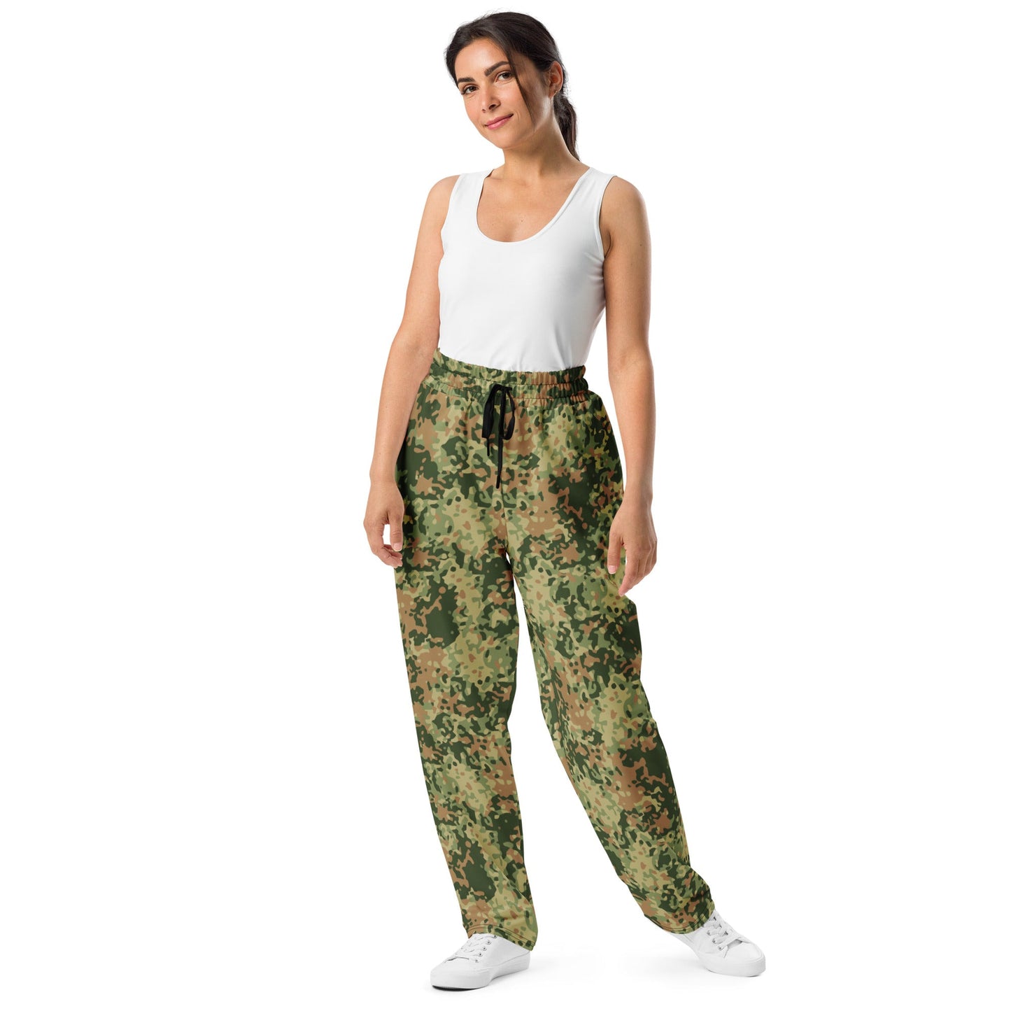 Dutch Fractal Multitone CAMO Unisex Wide-Leg Joggers