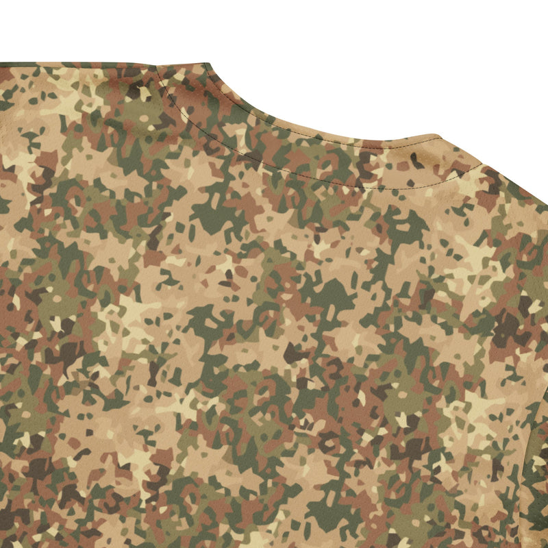 Fractal Dutch Arid CAMO Unisex Baseball Jersey