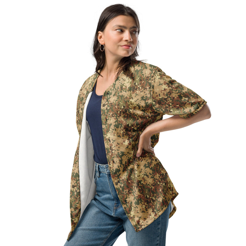 Fractal Dutch Arid CAMO Unisex Baseball Jersey