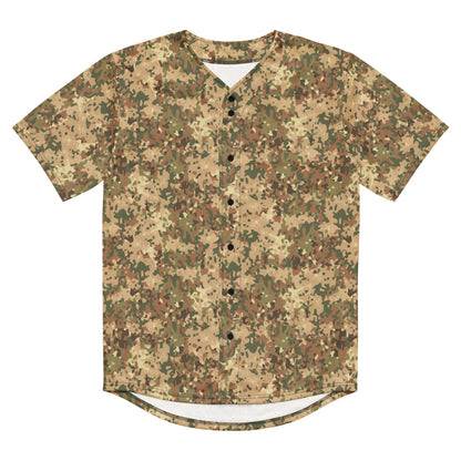 Dutch Fractal Tan CAMO baseball jersey - Baseball Jerseys