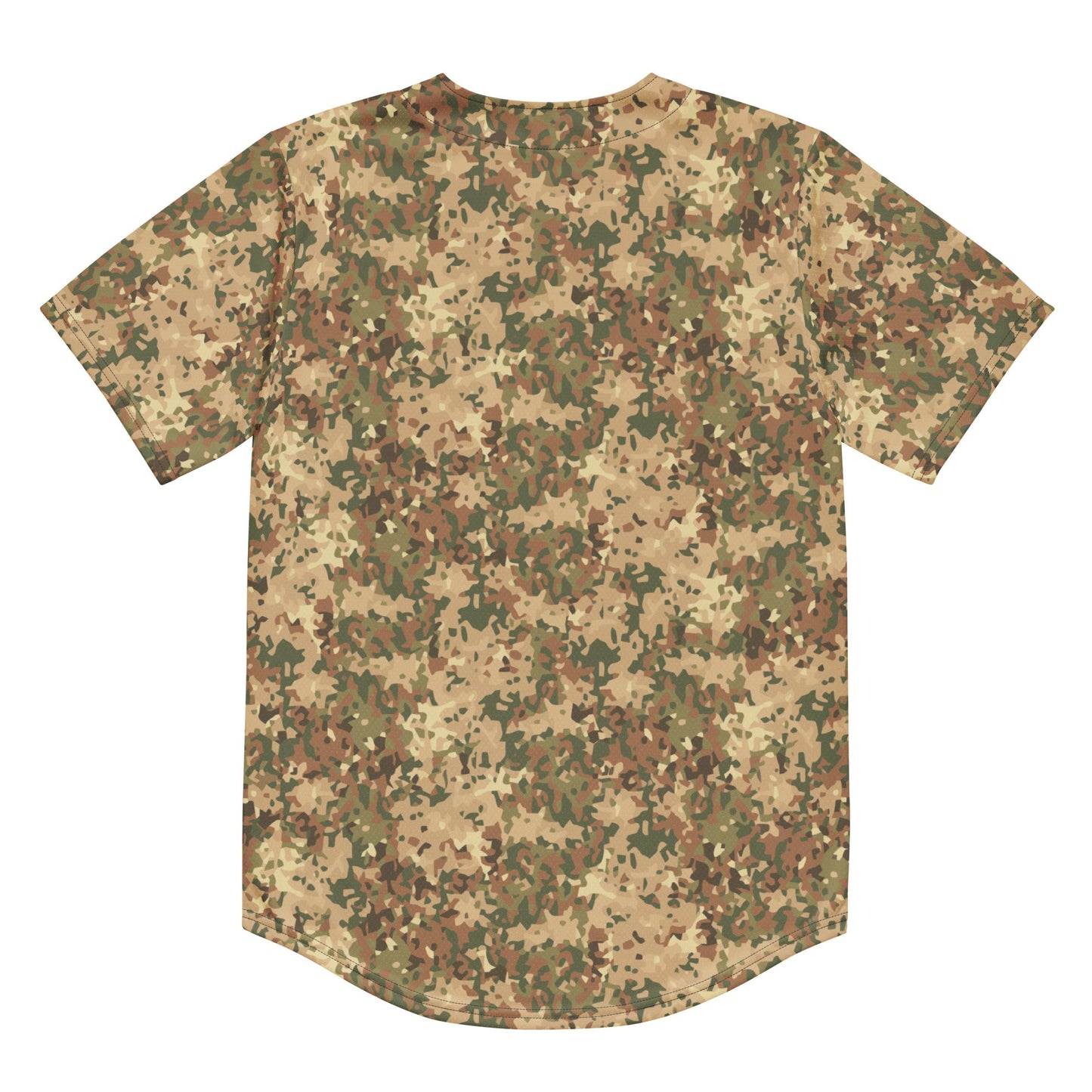 Dutch Fractal Tan CAMO baseball jersey - Baseball Jerseys