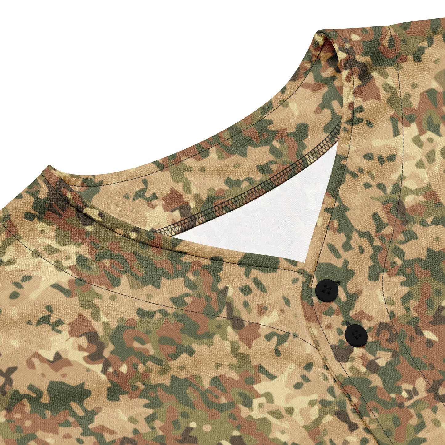 Dutch Fractal Tan CAMO baseball jersey - Baseball Jerseys