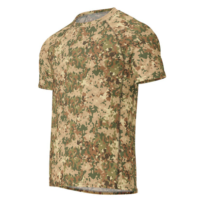 Dutch Fractal Tan CAMO Mens Short-Sleeve Rash Guard