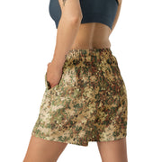 Fractal Dutch Arid CAMO Unisex Athletic Long Shorts