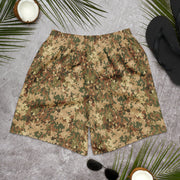 Fractal Dutch Arid CAMO Unisex Athletic Long Shorts