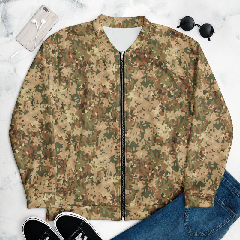 Fractal Dutch Arid CAMO Unisex Bomber Jacket
