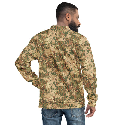 Dutch Fractal Tan CAMO Unisex Bomber Jacket - Jackets