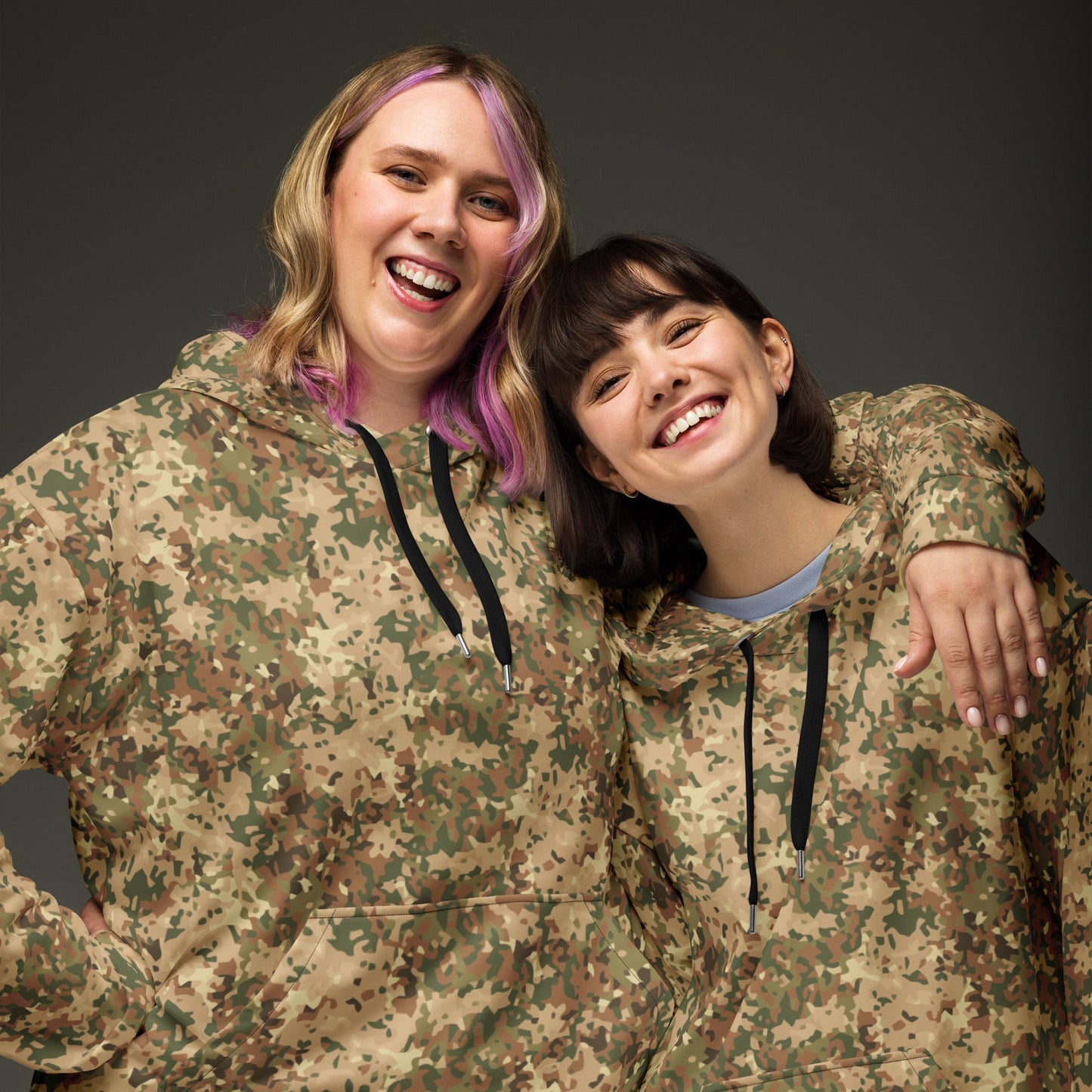 Dutch Fractal Tan CAMO Unisex Hoodie - Hoodies