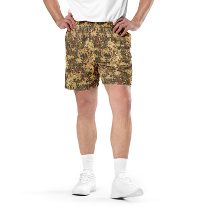 Dutch Fractal Tan CAMO Unisex Mesh Shorts