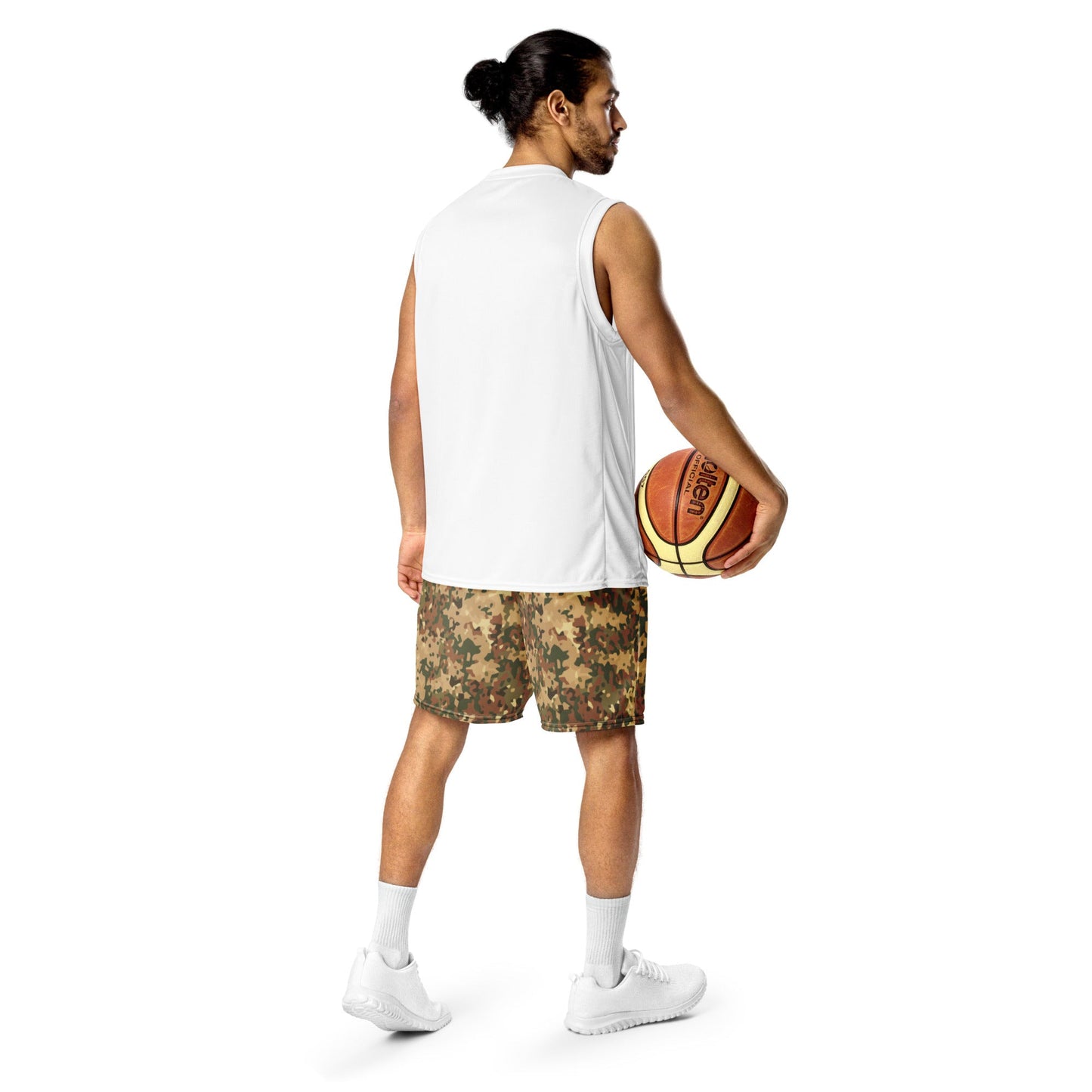 Dutch Fractal Tan CAMO Unisex Mesh Shorts