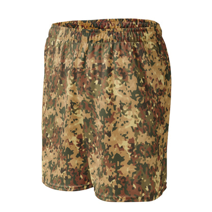 Dutch Fractal Tan CAMO Unisex Mesh Shorts