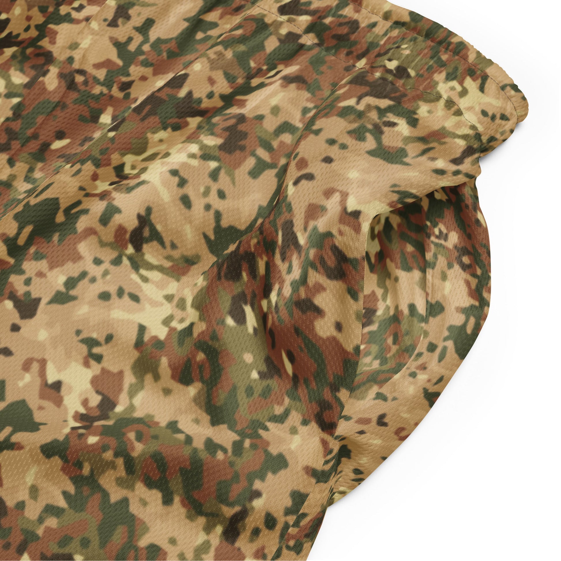 Dutch Fractal Tan CAMO Unisex Mesh Shorts
