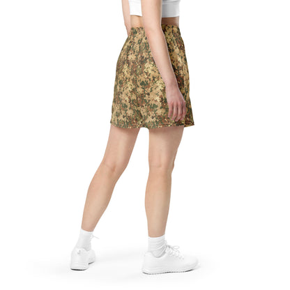 Dutch Fractal Tan CAMO Unisex Mesh Shorts