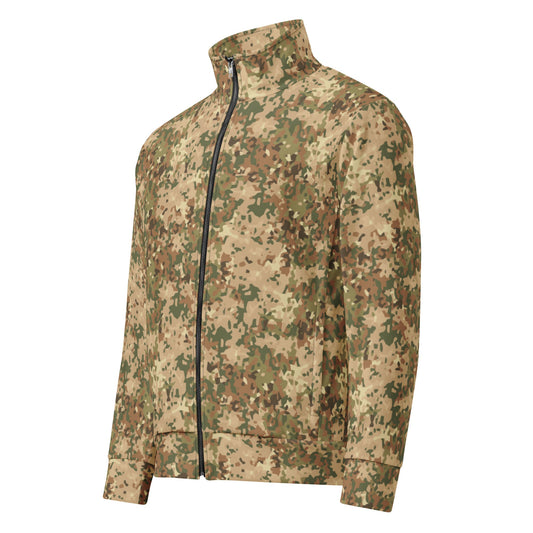 Dutch Fractal Tan CAMO Unisex track jacket - Track Jackets