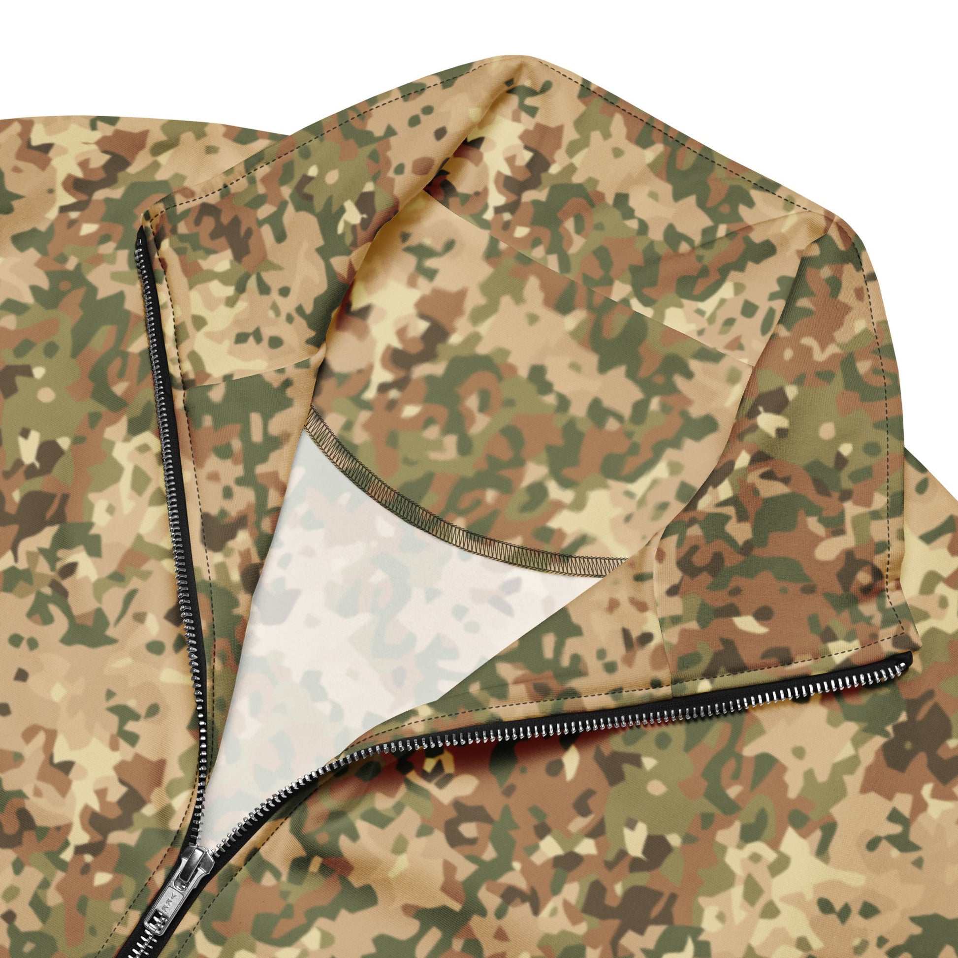 Dutch Fractal Tan CAMO Unisex track jacket - Track Jackets