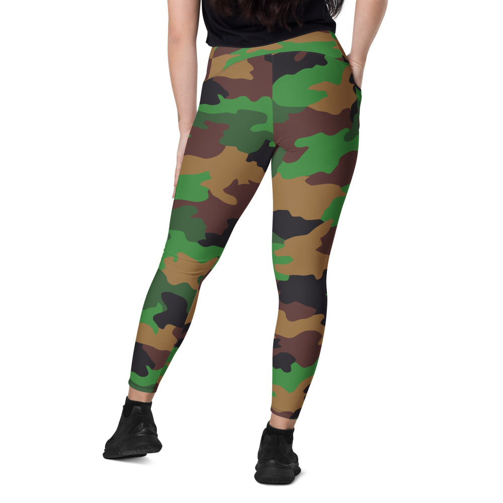 Dutch Jungle CAMO Leggings with pockets - Womens With Pockets