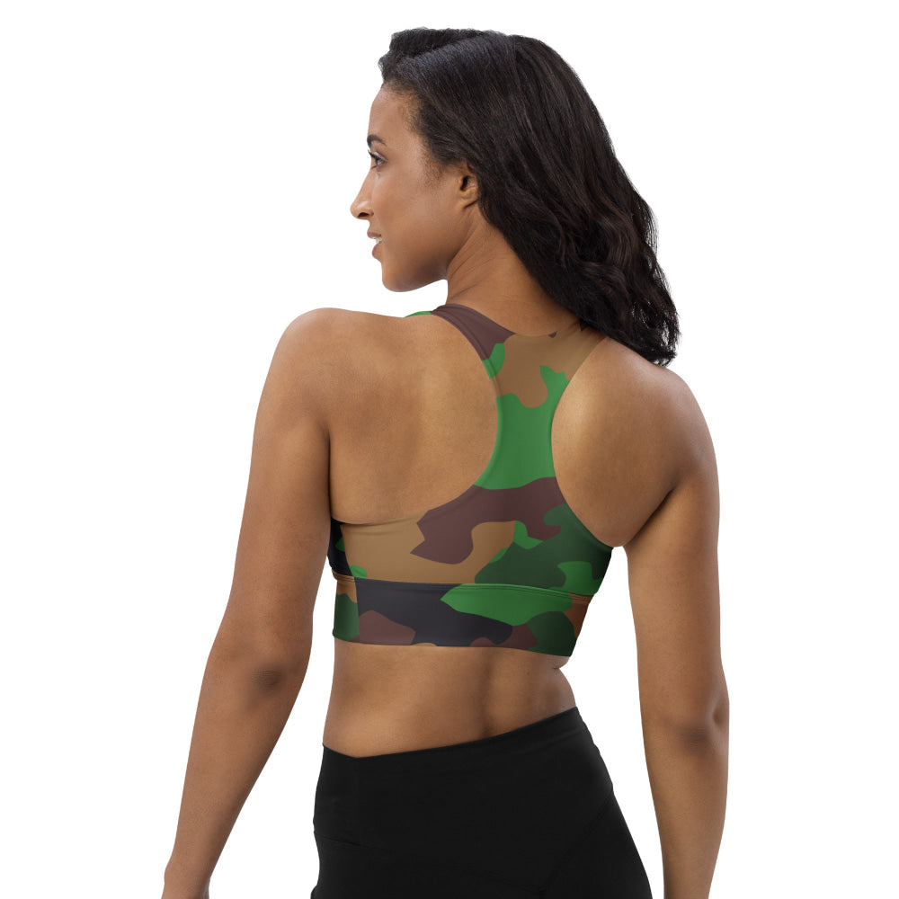 Dutch Jungle CAMO Longline sports bra - Womens Sports Bra