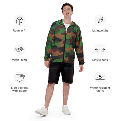 Dutch Jungle CAMO Men’s windbreaker - Mens Windbreaker