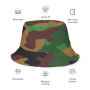 Jungle Dutch CAMO Reversible Bucket Hat - Head