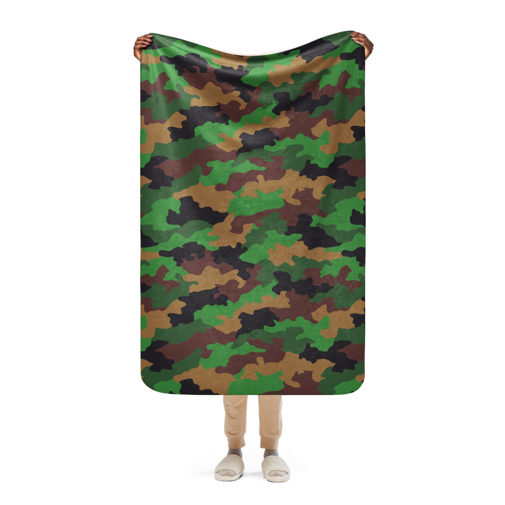 Dutch Jungle CAMO Sherpa blanket - 37″×57″ - Blanket