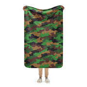 Jungle Dutch CAMO Sherpa Blanket - 37″×57″