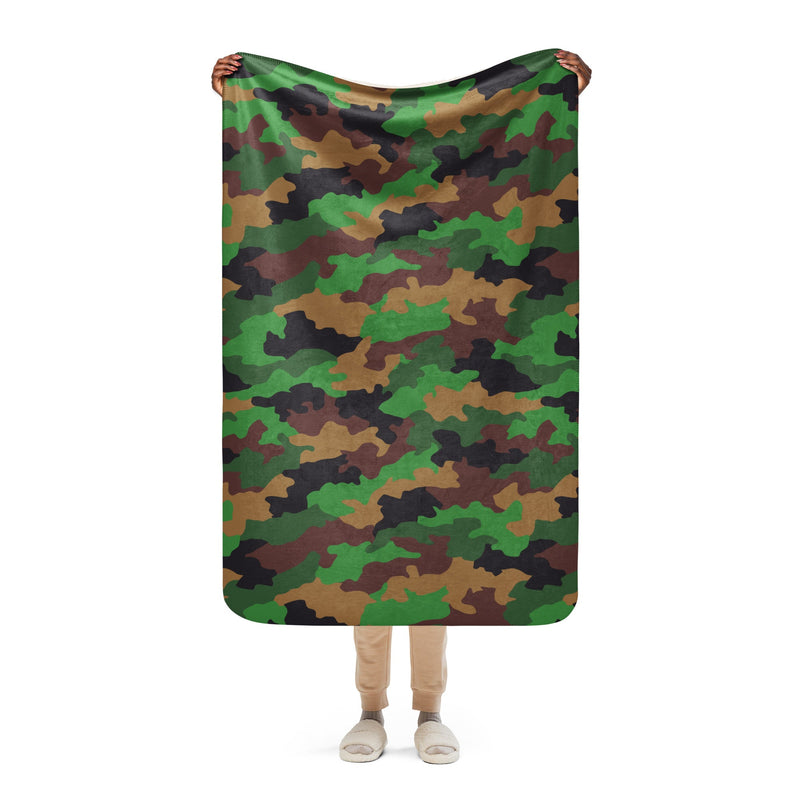 Jungle Dutch CAMO Sherpa Blanket - 37″×57″