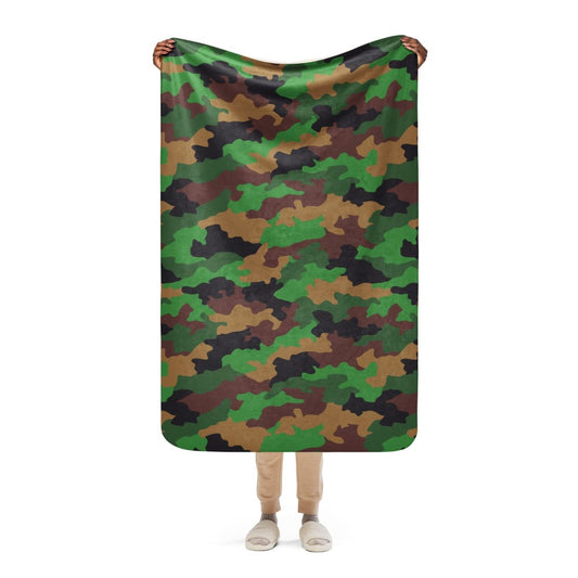 Dutch Jungle CAMO Sherpa blanket - 37″×57″