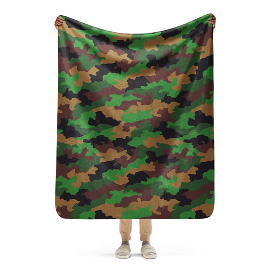 Dutch Jungle CAMO Sherpa blanket - 50″×60″