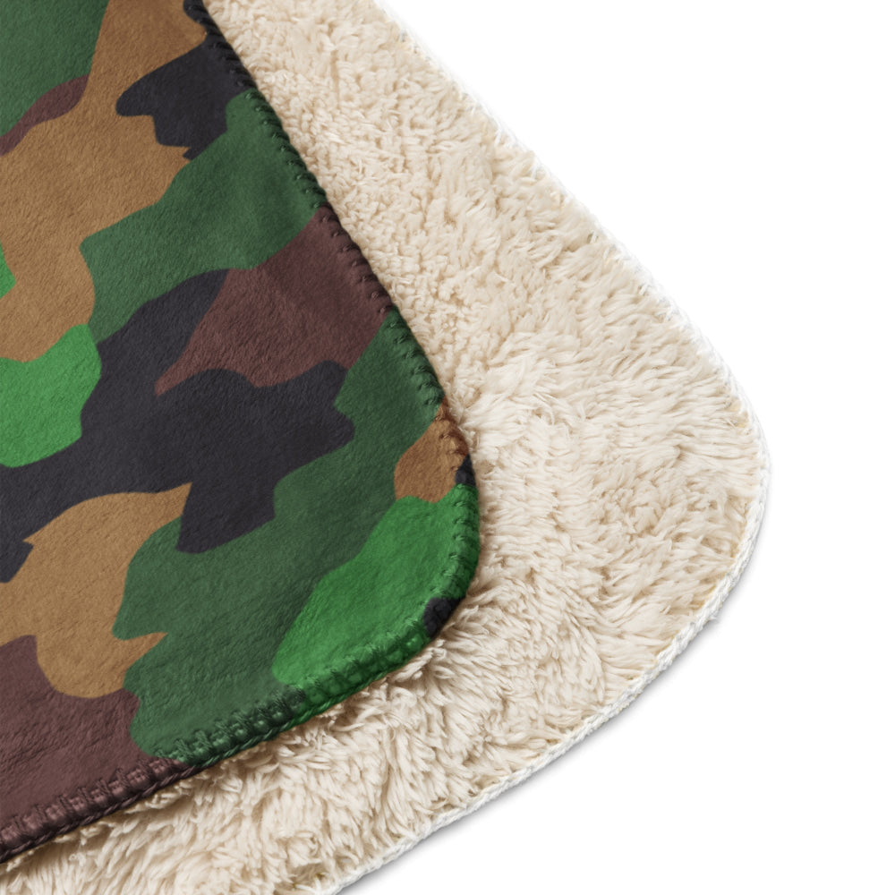 Dutch Jungle CAMO Sherpa blanket - Blanket