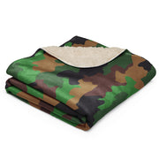 Jungle Dutch CAMO Sherpa Blanket