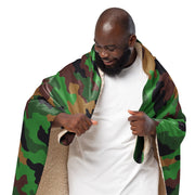 Jungle Dutch CAMO Sherpa Blanket