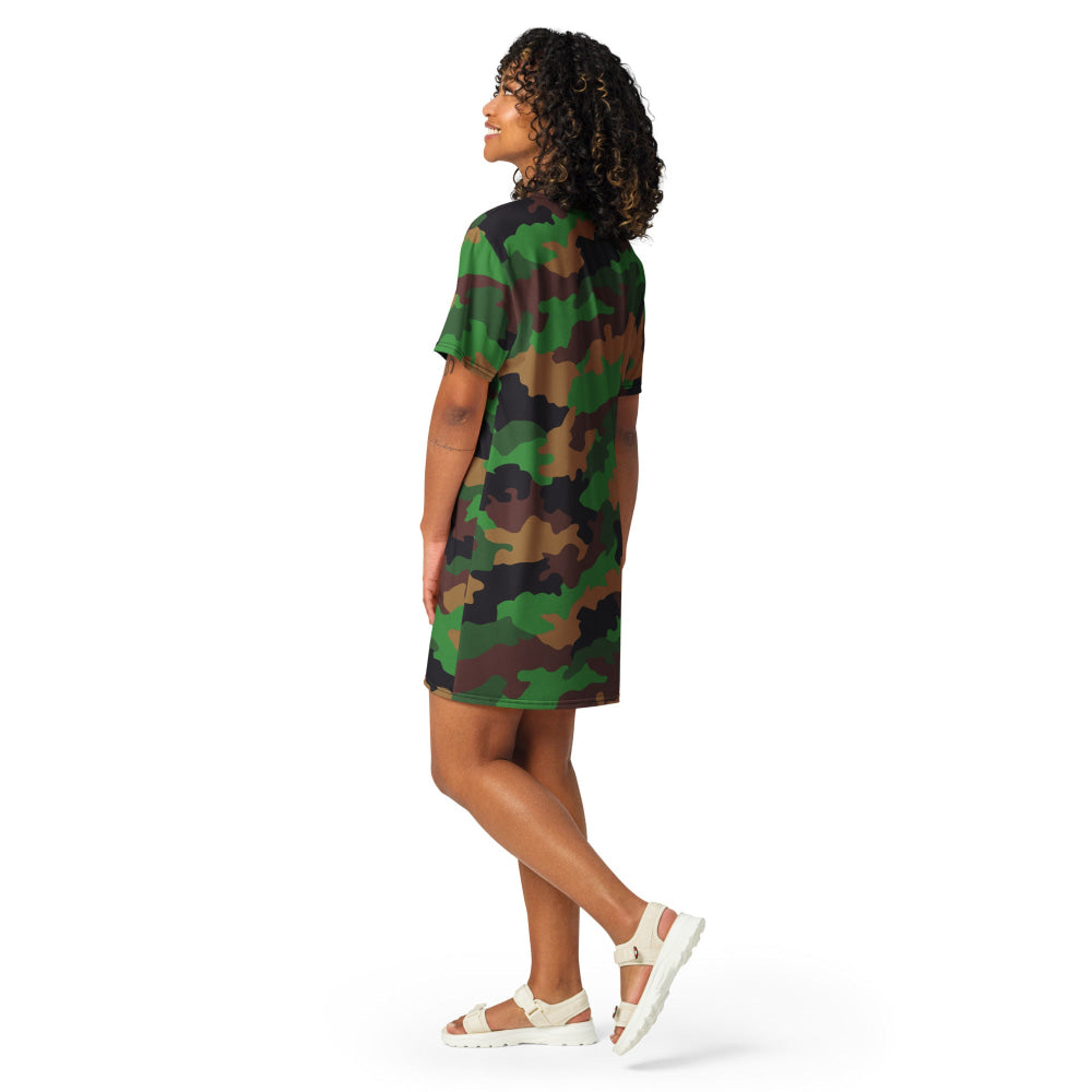 Dutch Jungle CAMO T-shirt dress - Womens T-Shirt Dress