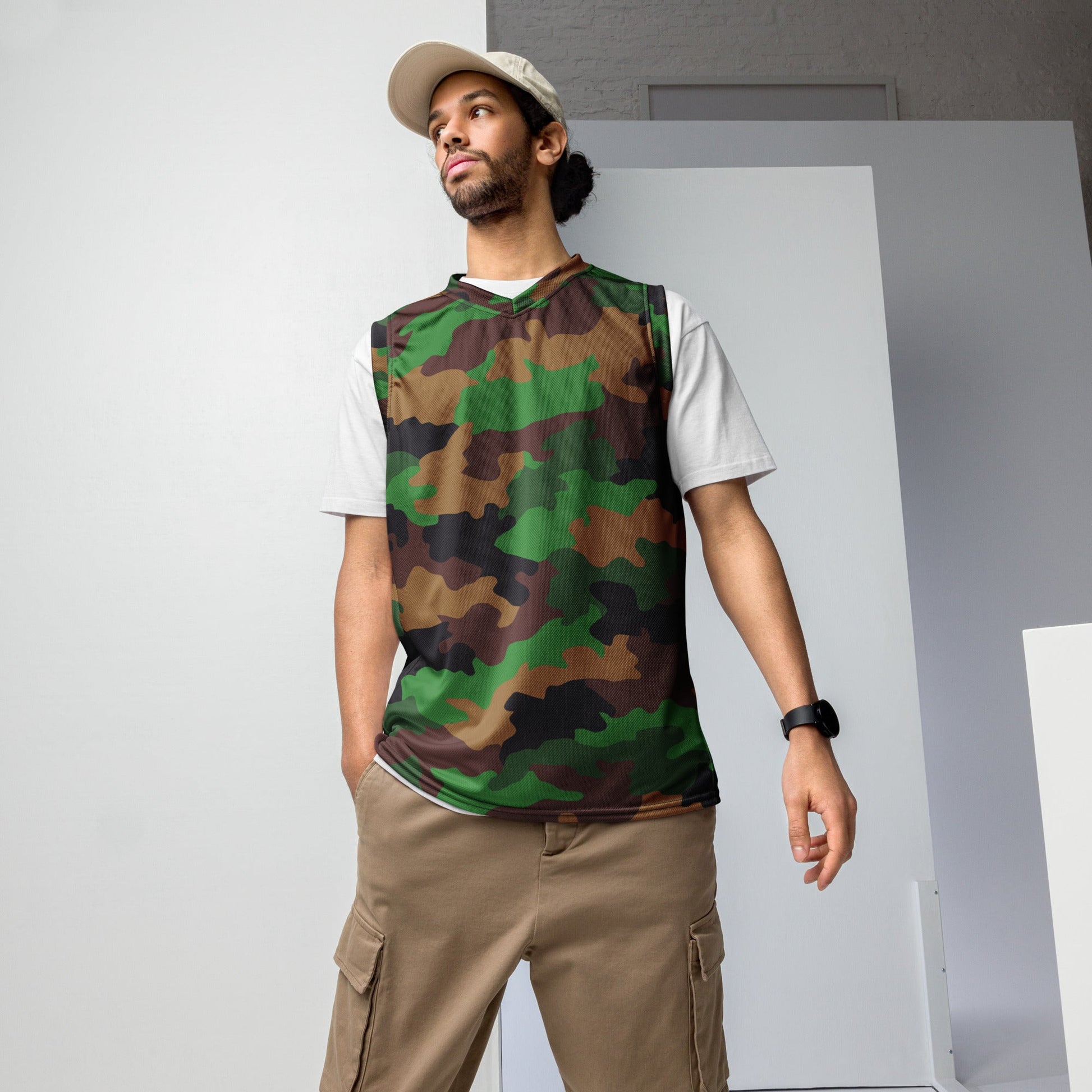 Dutch Jungle CAMO unisex basketball jersey - 2XS - Basketball Jerseys