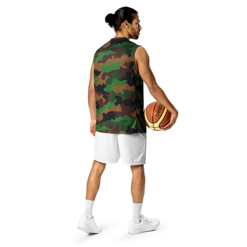 Jungle Dutch CAMO Unisex Basketball Jersey
