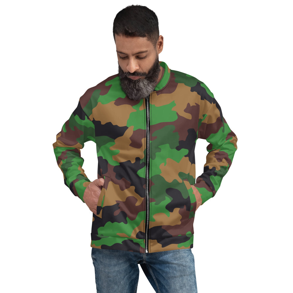 Dutch Jungle CAMO Unisex Bomber Jacket