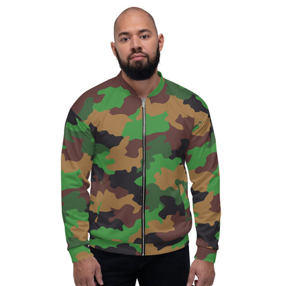 Dutch Jungle CAMO Unisex Bomber Jacket