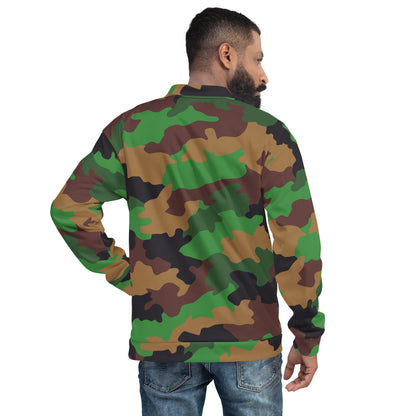 Dutch Jungle CAMO Unisex Bomber Jacket