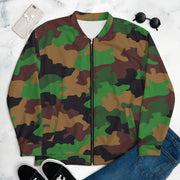 Jungle Dutch CAMO Unisex Bomber Jacket - XS