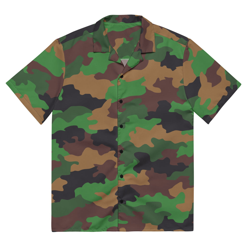 Dutch Jungle CAMO Unisex button shirt - 2XS - Button Shirt