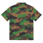 Jungle Dutch CAMO Unisex Short-Sleeve Button Shirt - Button-Up