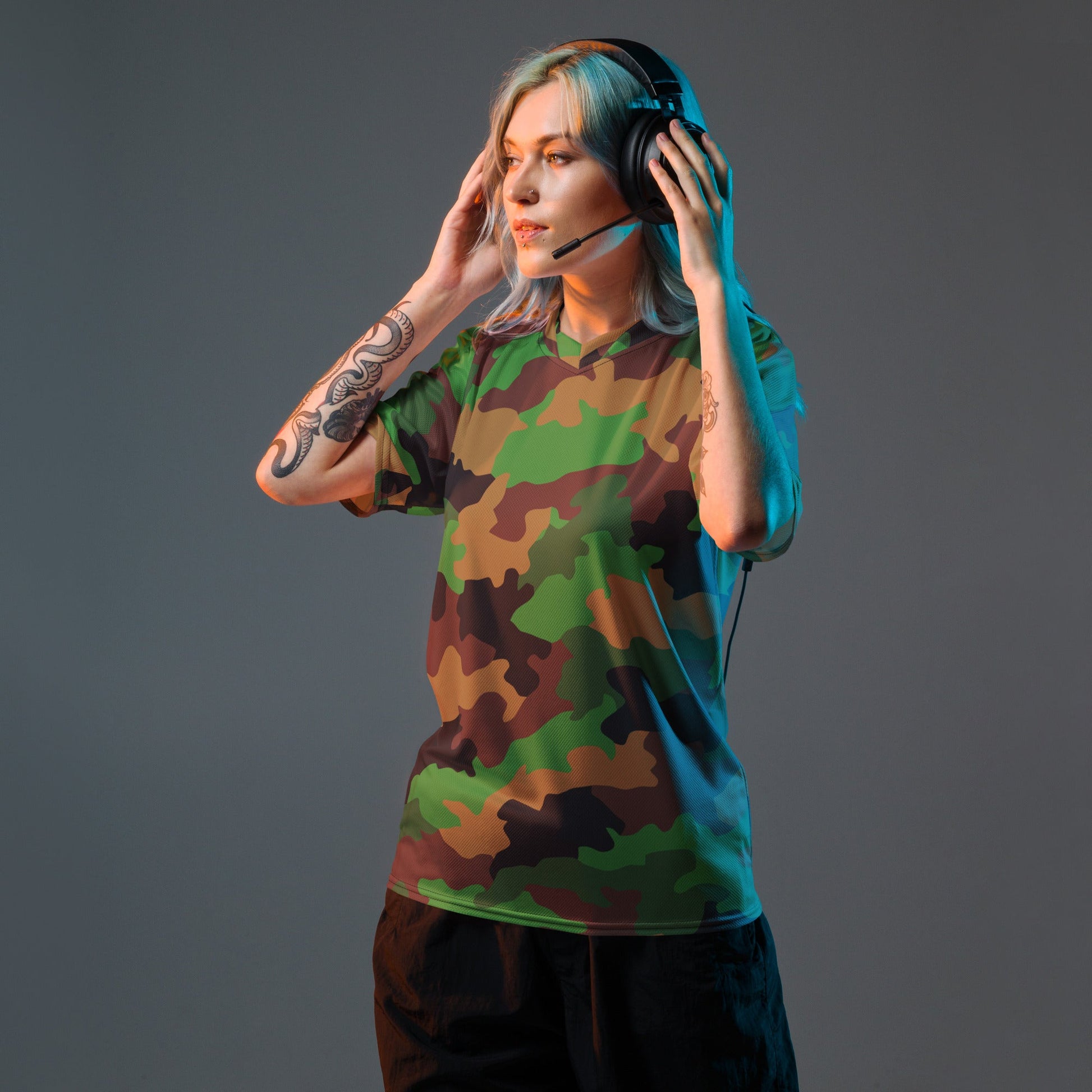 Dutch Jungle CAMO unisex sports jersey - Sports Jerseys