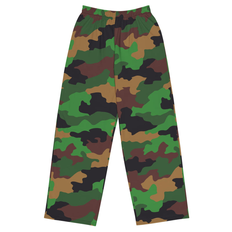 Jungle Dutch CAMO Unisex Wide-Leg Leisure Pants - 2XS - Pant