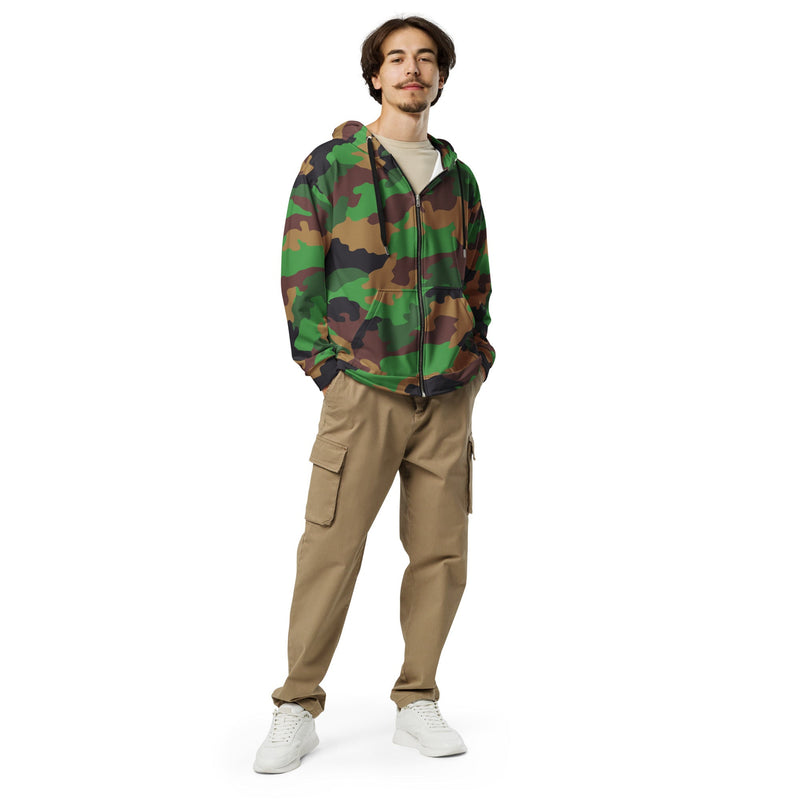 Jungle Dutch CAMO Unisex Zip Hoodie