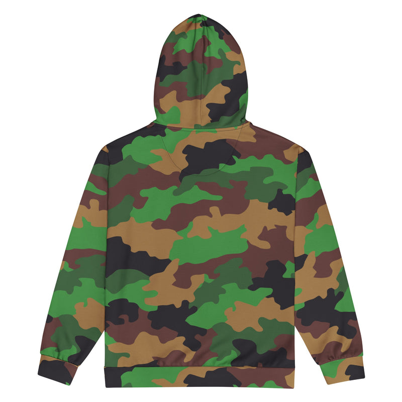 Jungle Dutch CAMO Unisex Zip Hoodie