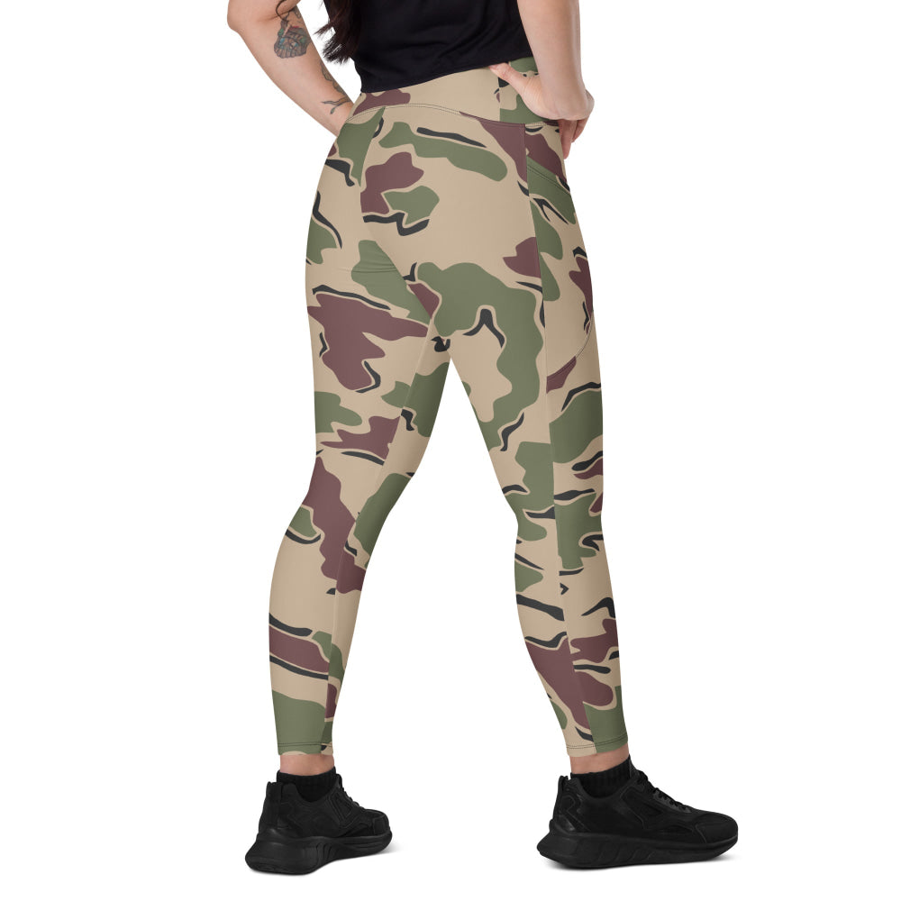 Dutch Korps Mariniers Jigsaw CAMO Leggings with pockets - 2XS - Womens With Pockets